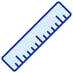 Ruler Blue Color Icon