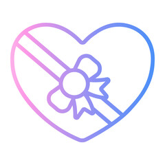 chocolate Line Gradient Icon