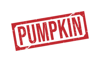 PUMPKIN Red rubber stamp on white background. PUMPKIN stamp sign. PUMPKIN stamp.