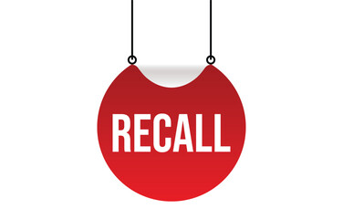 Recall Vector banner ribbon design