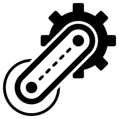 Machine Glyph Icon