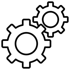 Gear Outline Icon