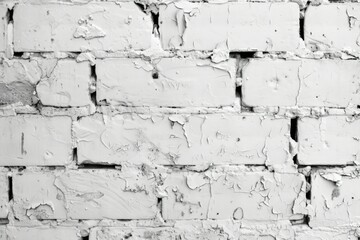 Image of Old white brick and stone wall. Texture for background usage