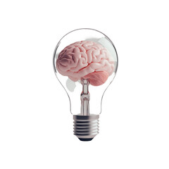 brain with bulb