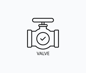 Valve Vector, Icon Or Logo Sign Symbol Illustration 