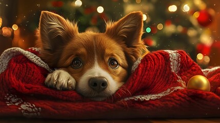  Dog in Christmas