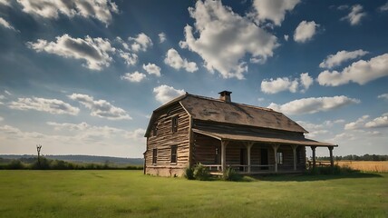 Obraz premium house in the countryside
