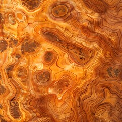 Abstract orange and brown textured surface resembling agate or wood grain patterns.