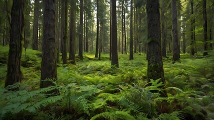 Fototapeta premium trees in the forest