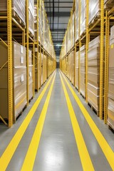 Warehouse Facilities Management Compliance ensuring safety and efficiency through organized inventory and inspections.
