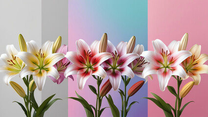 Obraz premium spring flowers background