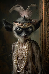 Aye-Aye in 1920s Flapper Dress