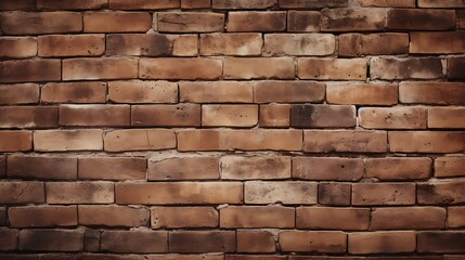 Obraz premium Abstract brown brick wall texture background