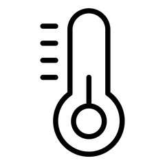 Cold icon. Vector line icon