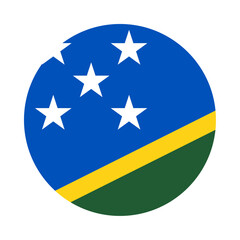 Round Solomon Islands flag icon