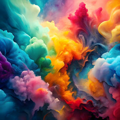 Obraz premium abstract-watercolor-blends