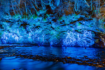 埼玉県・秩父　三十槌の氷柱
