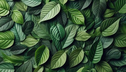 Fototapeta premium Closeup Of Fresh Green Leaves