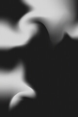Vertical trendy black and white gradient with noise texture 