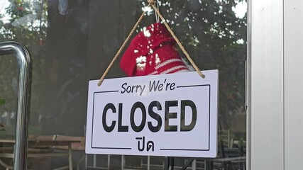 Closed for the Christmas holidays during winter. Shops, stores, and cafes will be closed for vacation. Sign boards will be displayed on windows. - Powered by Adobe