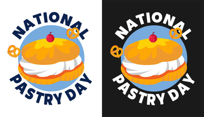 national pastry day with delicious pastry