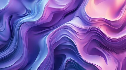 Obraz premium Abstract Purple and Blue Wave Pattern Design