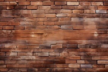 Obraz premium Brown brick wall background. Brick texture