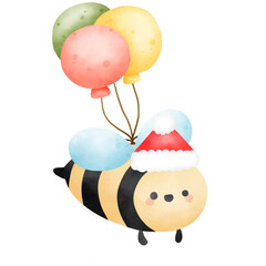 Bee Christmas Clipart Collection