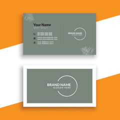 Business card template.