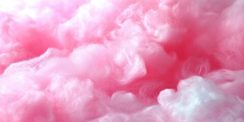 Fototapeta premium Soft Pink Cotton Candy Texture with a Dreamy Color Tone Perfect for Backgrounds and Graphic Designs