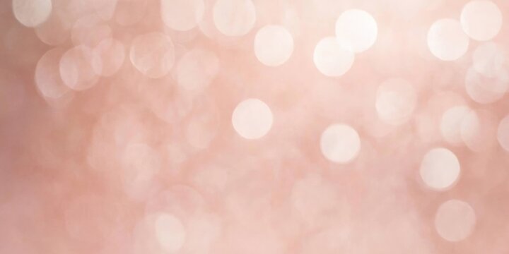 Abstract Background Featuring Rose Gold Bokeh and Glitter Elements for Creative Projects and Designs, Perfect for Elegant Themes and Celebrations