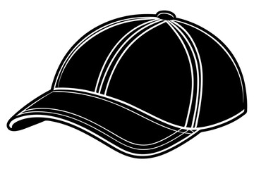 the baby cap is isolated on a white background vector art illustration