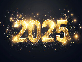 2025 New Year Abstract background with fireworks . For Calendar, poster design
