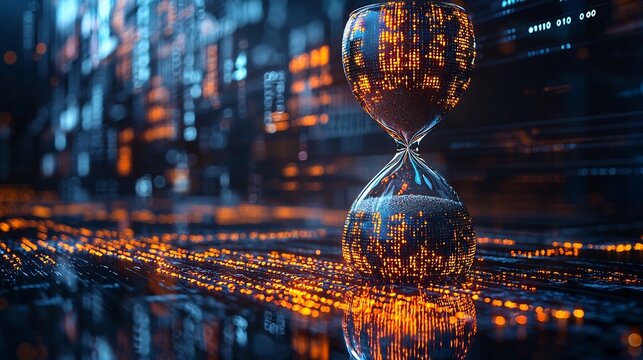 Binary Hourglass   Digital Timekeeping in a Tech Driven World