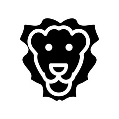 Lion flat icon