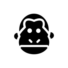 Gorilla flat icon