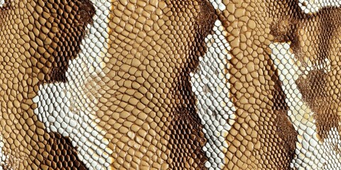 Seamless snake skin pattern for textures and design projects