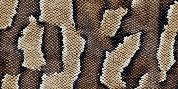 Seamless snake skin pattern for textiles and design projects