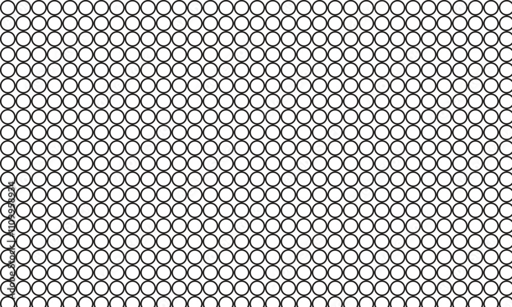 Poster abstract monochrome geometric outline dot pattern can be used background.