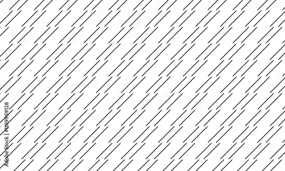 Poster abstract monochrome geometric black diagonal short line pattern can be used background.