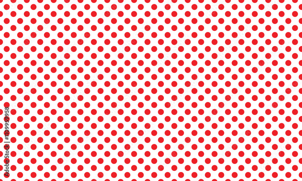 Poster abstract monochrome geometric red dot pattern can be used background.