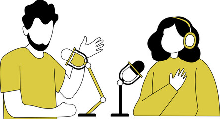 People Podcast Illustration