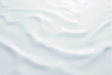 Creamy White Texture Background  Swirled  Smooth  Liquid  Cosmetic  Milk  Yogurt  Paint  
