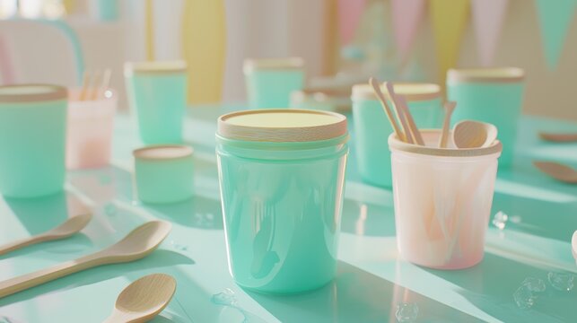 Creative event setup for a colorful children's party indoor space fun and playful environment