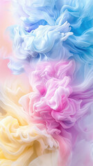Fototapeta premium pink and blur smoke