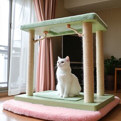 cat on the window