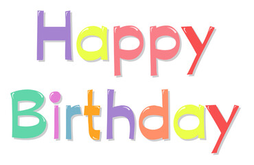 Happy, Happy Birthday, Celebrate, Holiday, Wish, Letters, Text