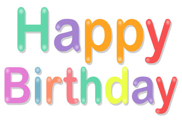 Happy, Happy Birthday, Celebrate, Holiday, Wish, Letters, Text