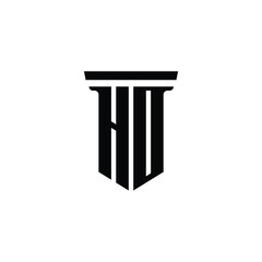 HD monogram logo design letter text name symbol monochrome logotype alphabet character simple logo