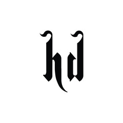 HD monogram logo design letter text name symbol monochrome logotype alphabet character simple logo